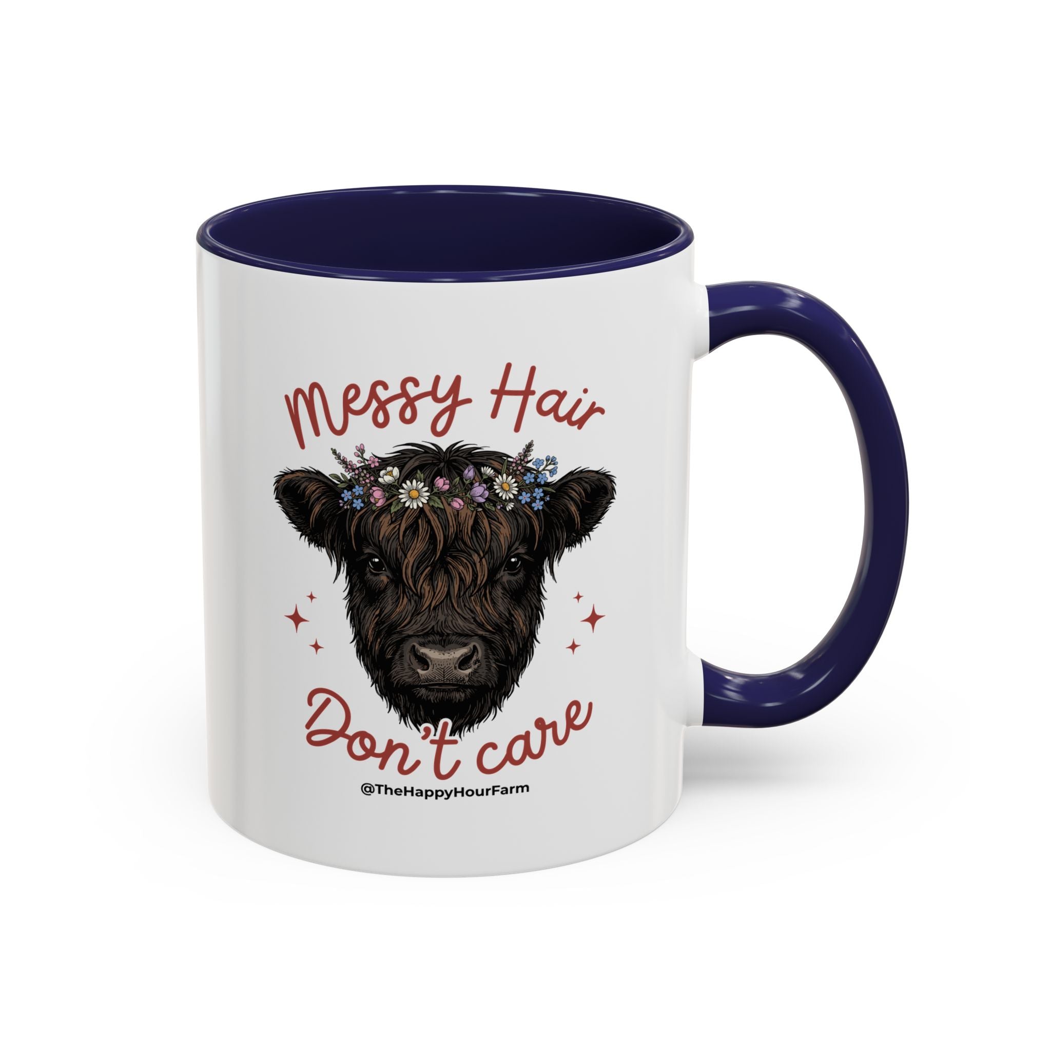 Messy Hair, Don't Care Coffee Mug