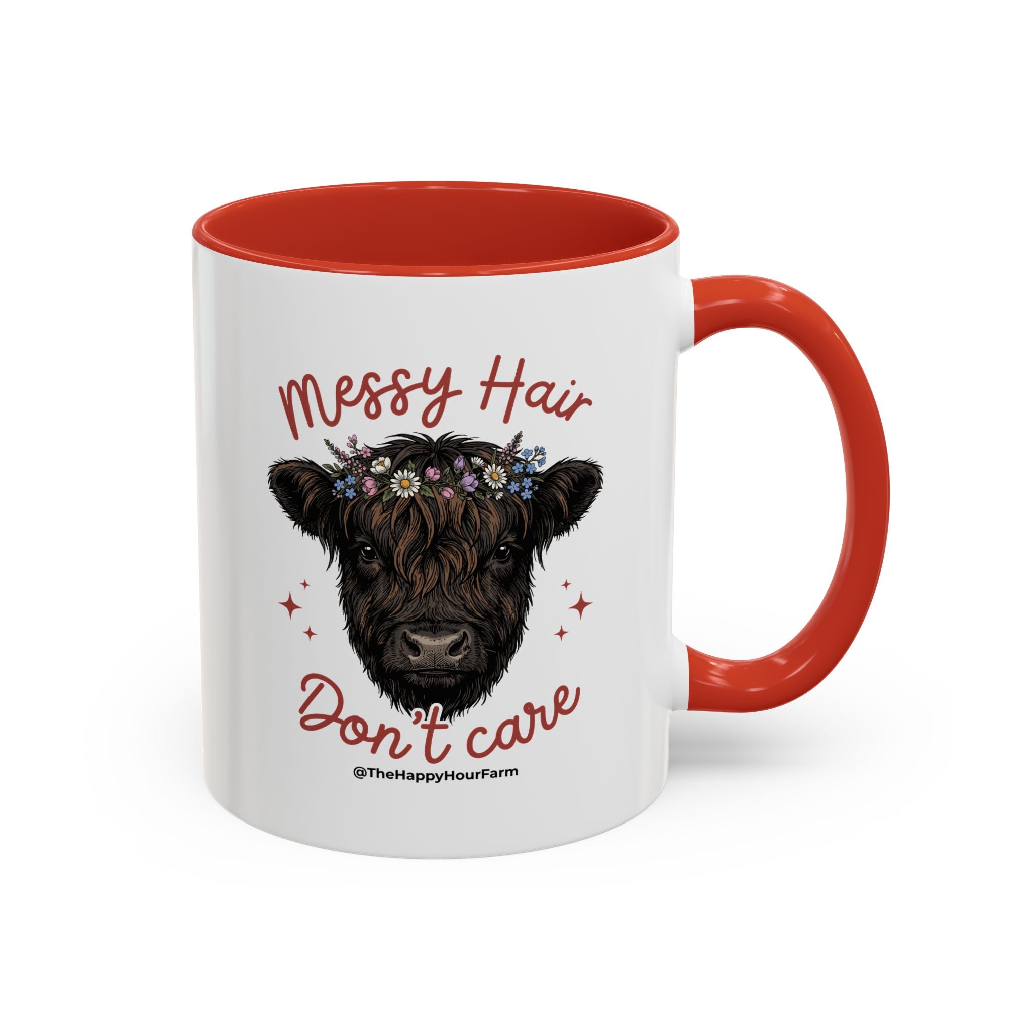 Messy Hair, Don't Care Coffee Mug