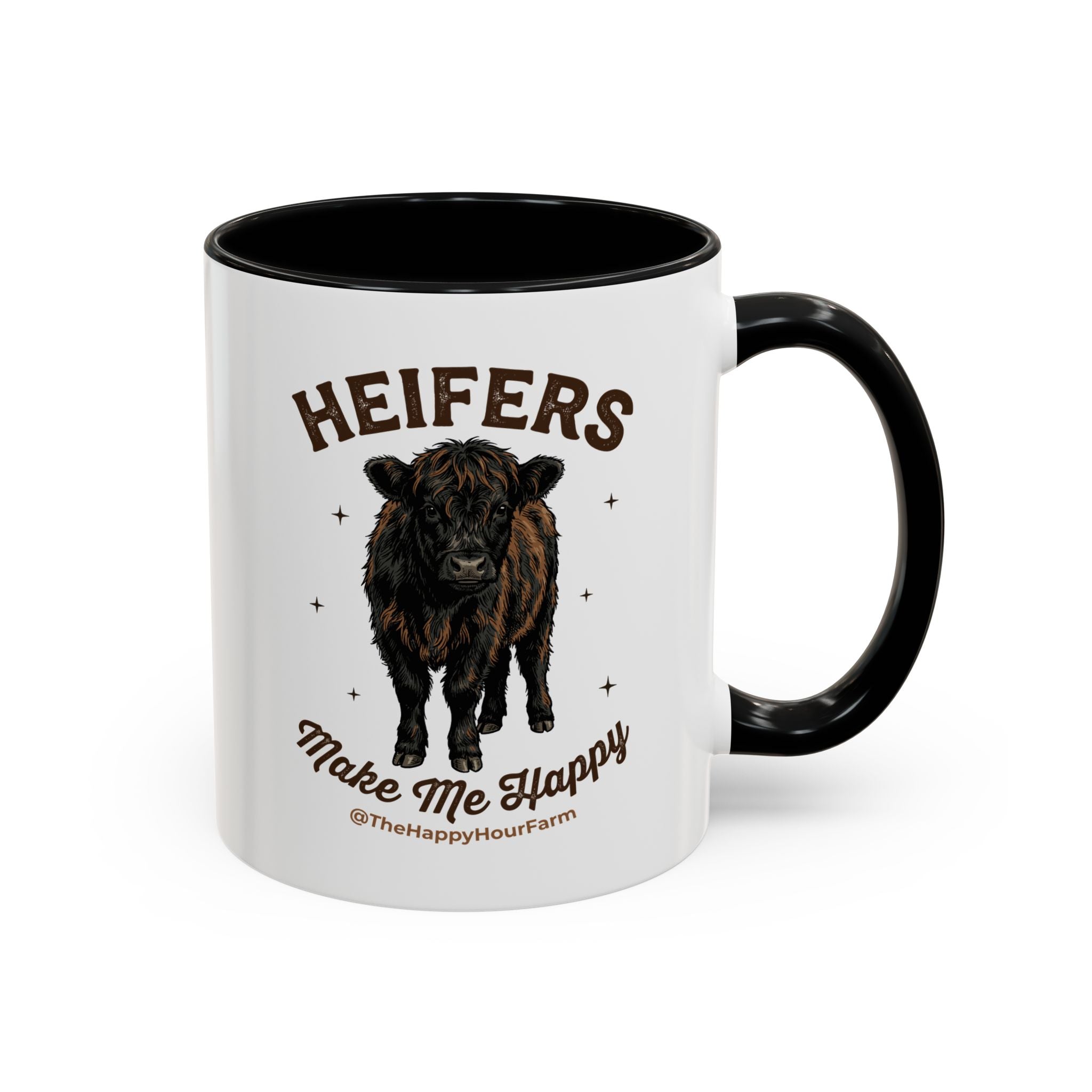 Heifers Make Me Happy Coffee Mug
