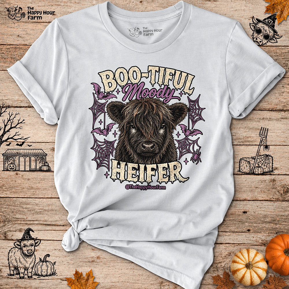 Bootiful Moody Heifer Unisex Tee