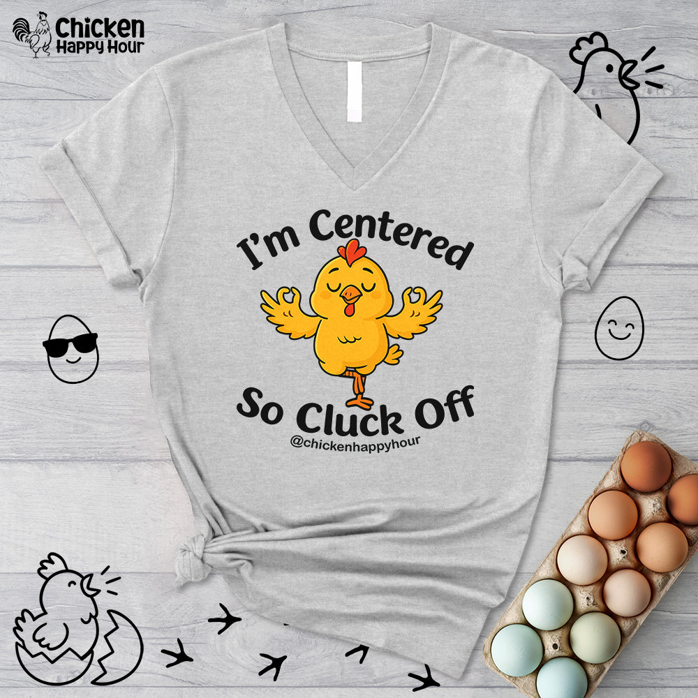 I'm Centered V-Neck Tee