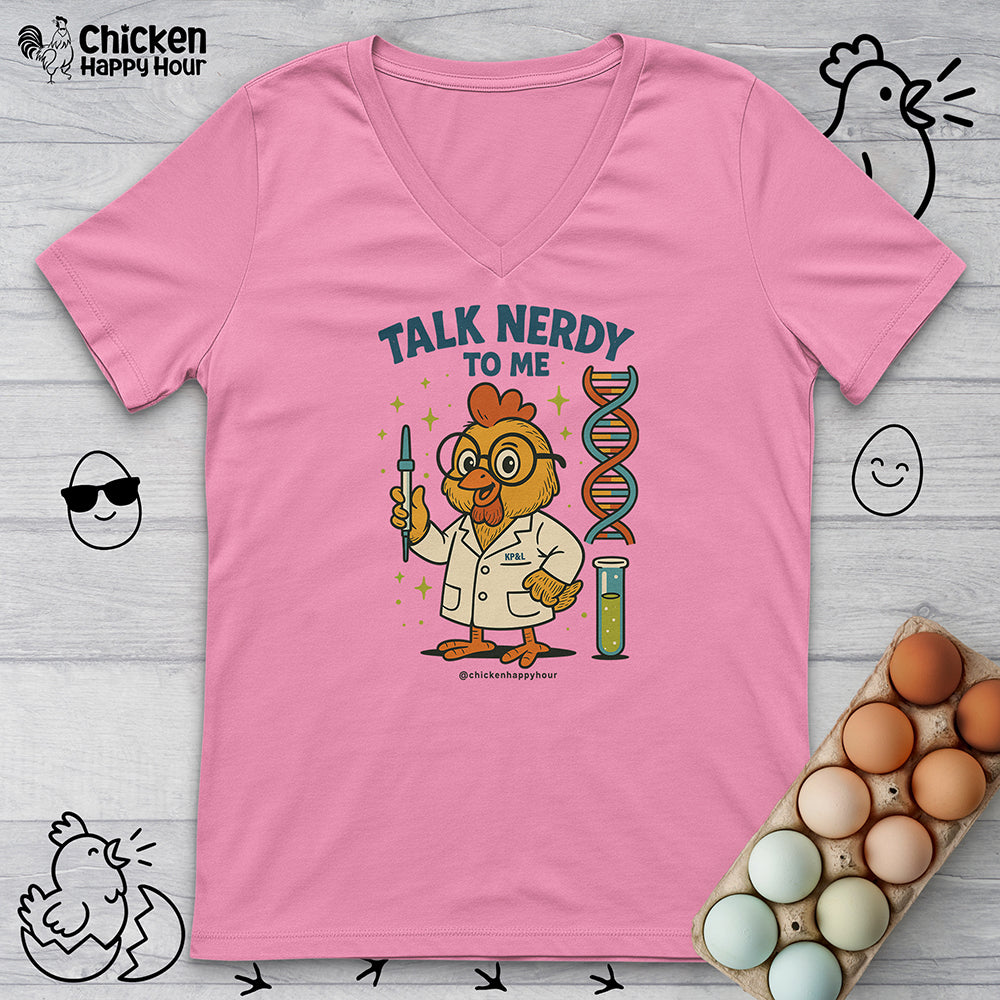 Talk Nerdy To Me V-Neck Tee