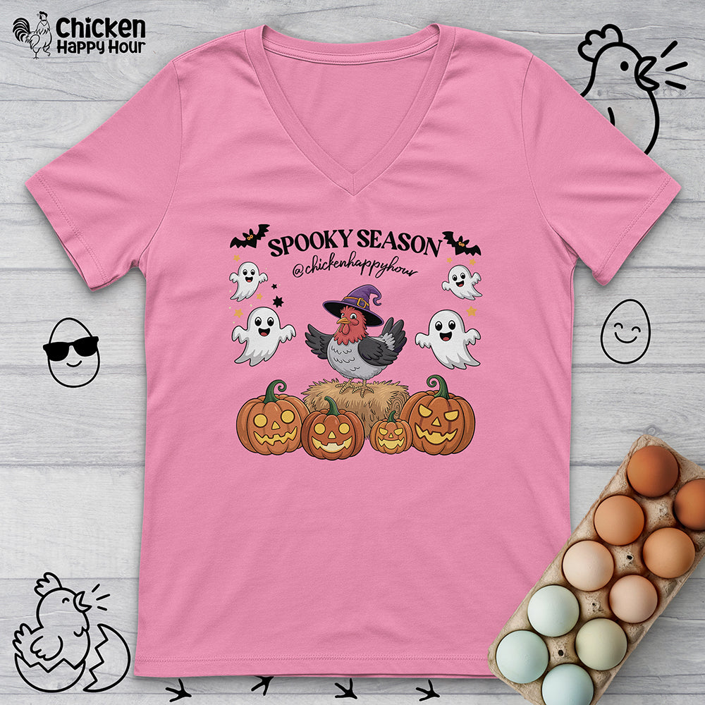 Spooky Season V-Neck Tee
