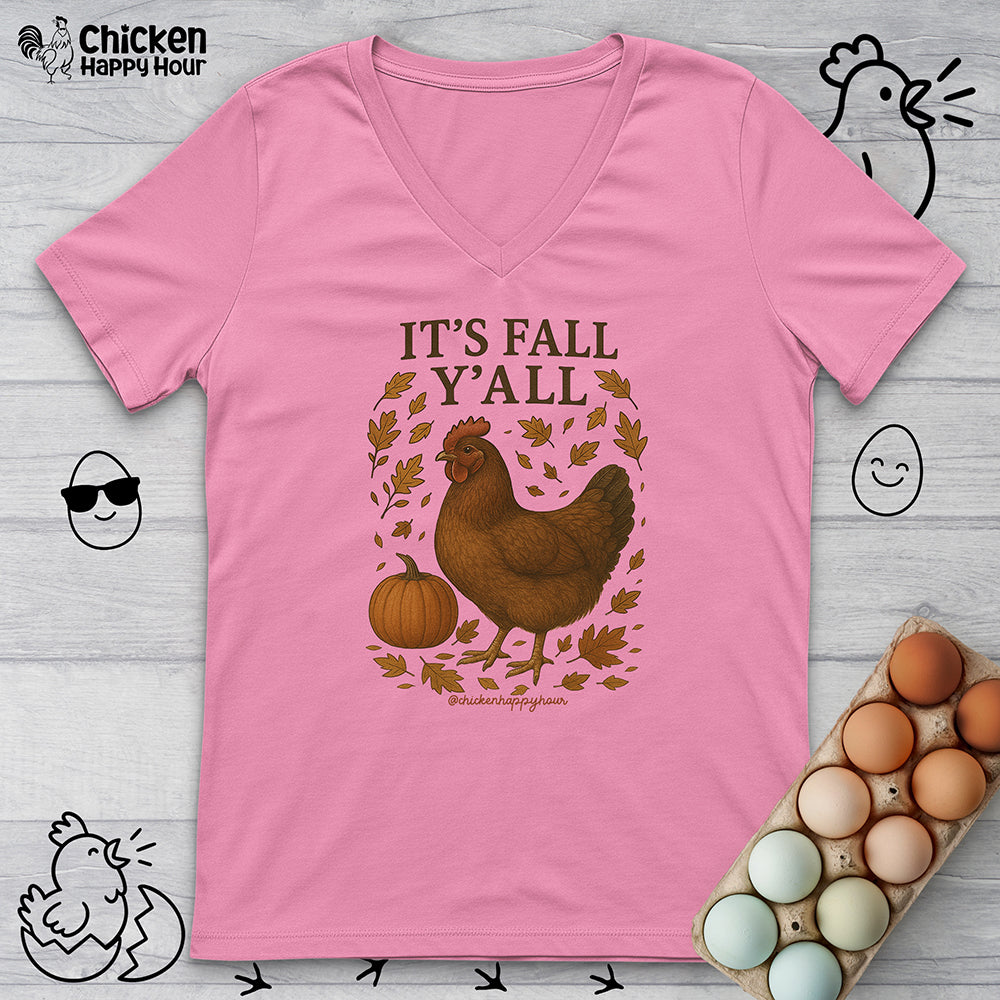It's fall Y'all V-Neck Tee