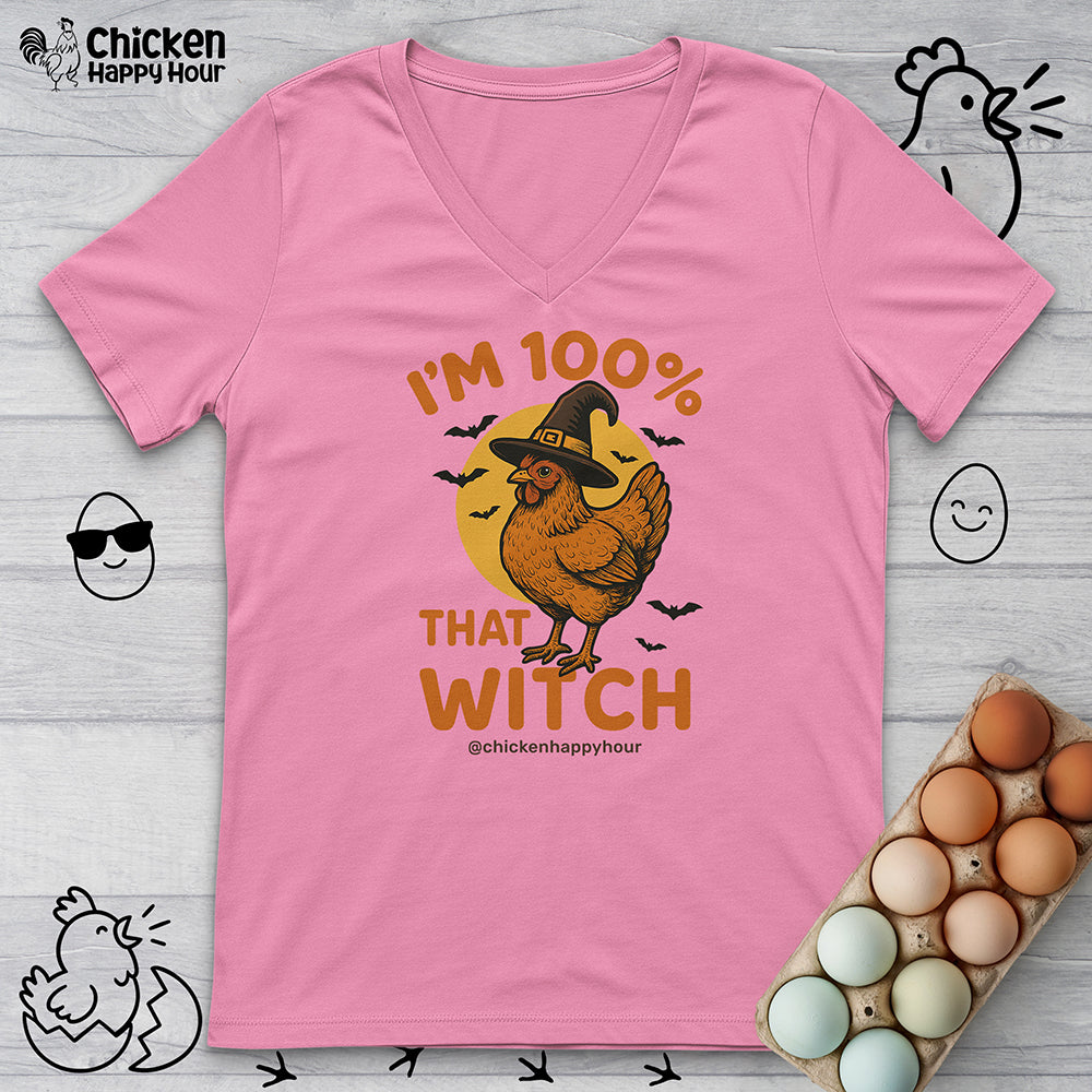 I'm 100% that Witch V-Neck Tee