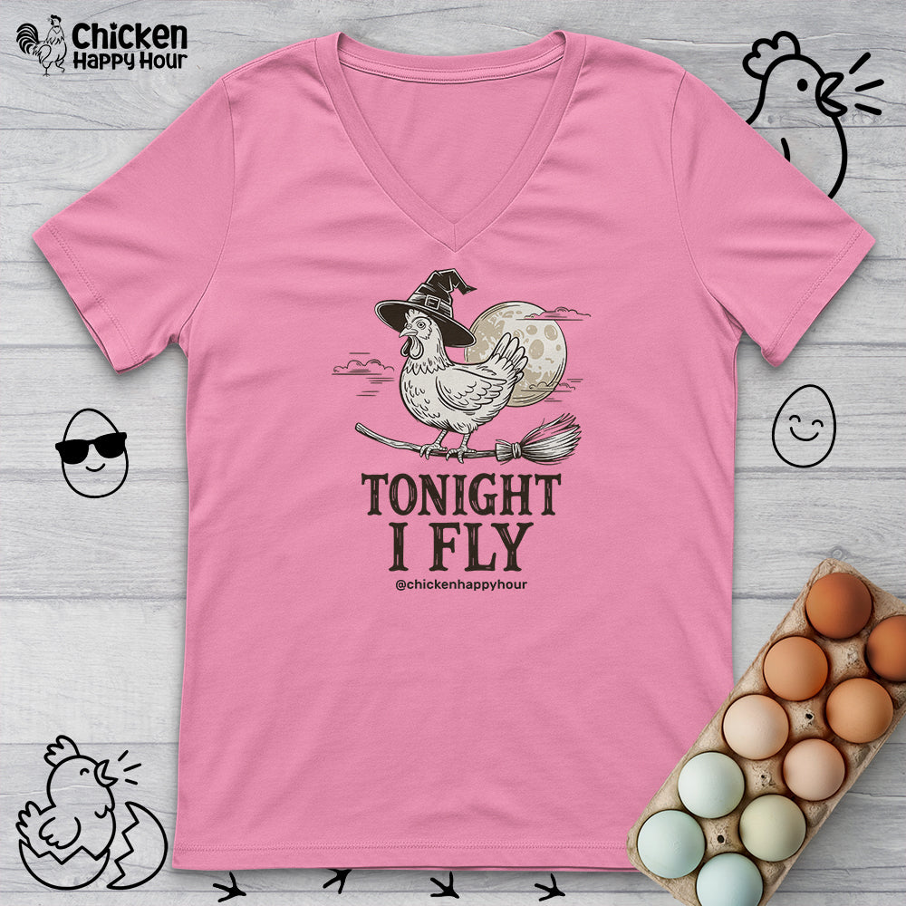 Tonight I Fly V-Neck Tee