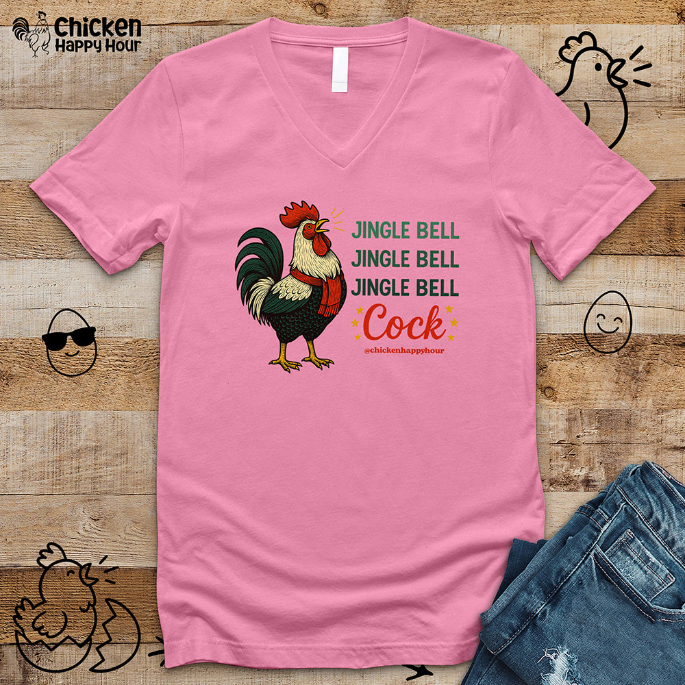 Jingle Bell V-Neck Tee