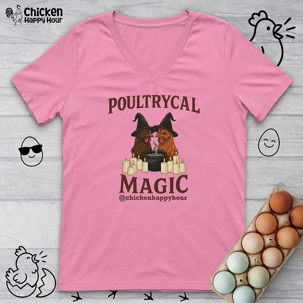 Poultrycal Magic V-Neck Tee