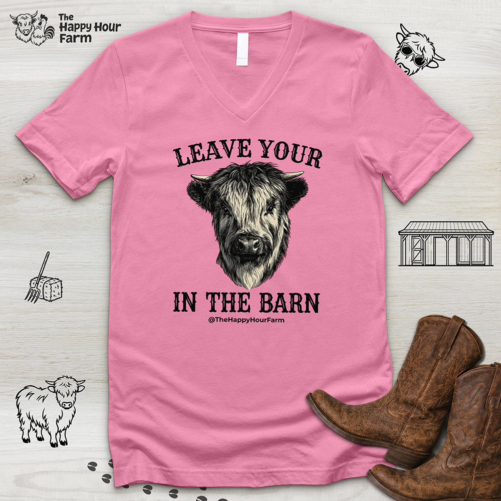 Leave Your Bull in the Barn V-Neck Tee