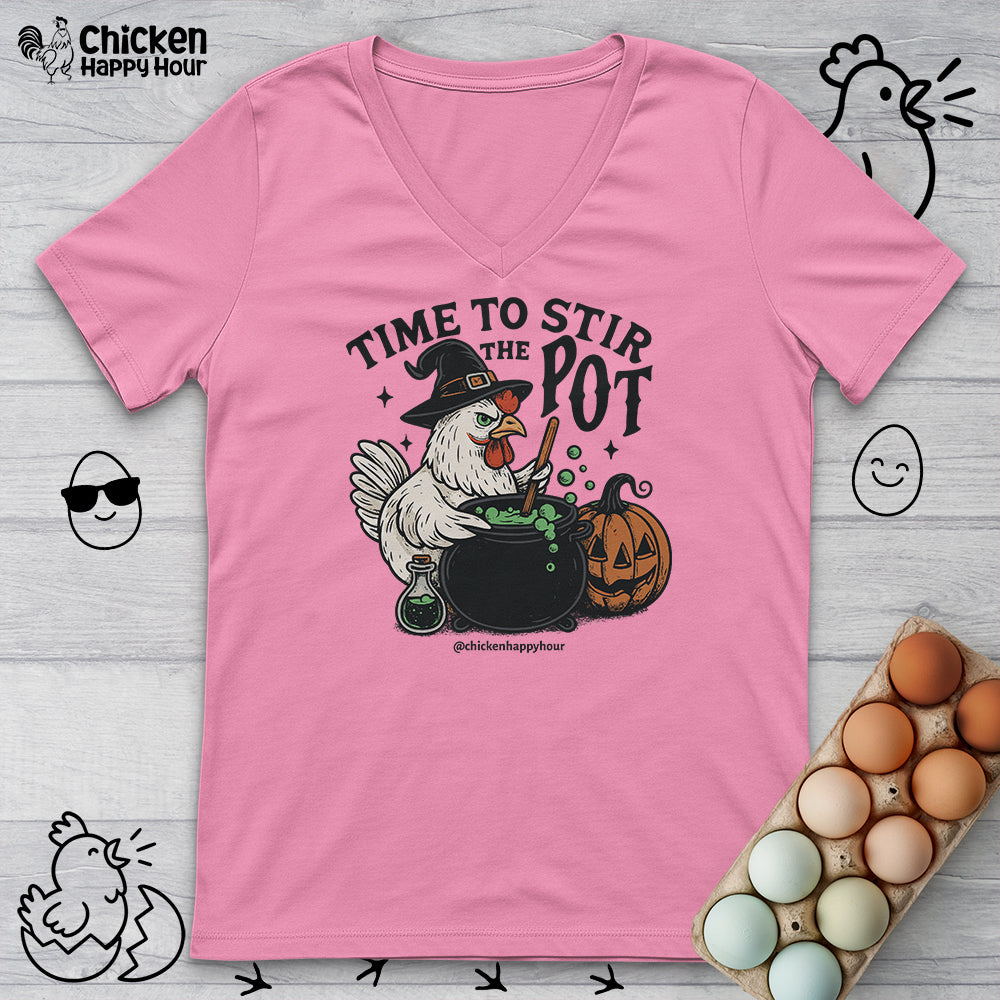Time to Stir the Pot V-Neck Tee