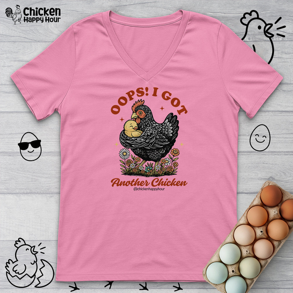 Oops! I Got Another Chicken V-Neck Tee