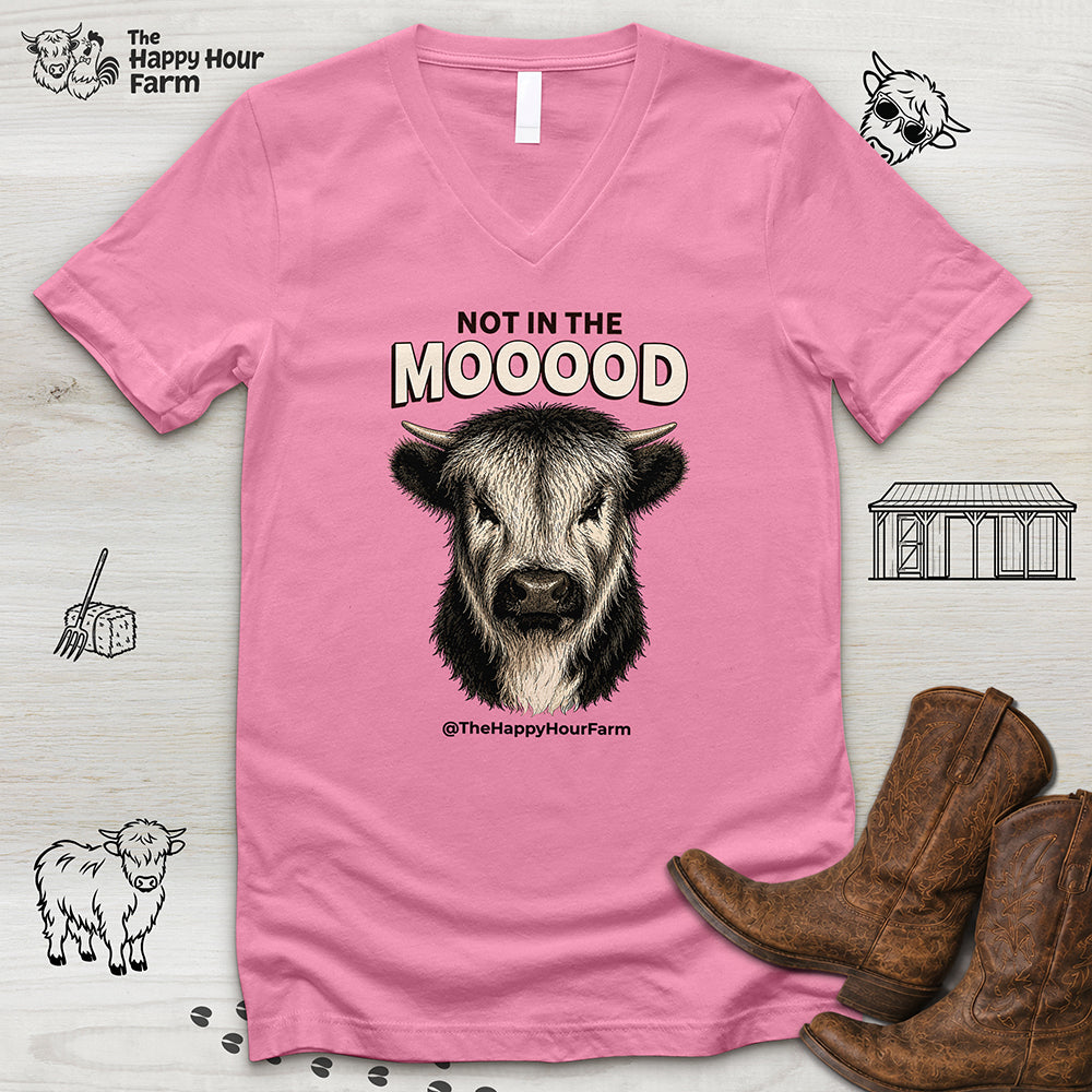 Not In The Mood V-Neck Tee