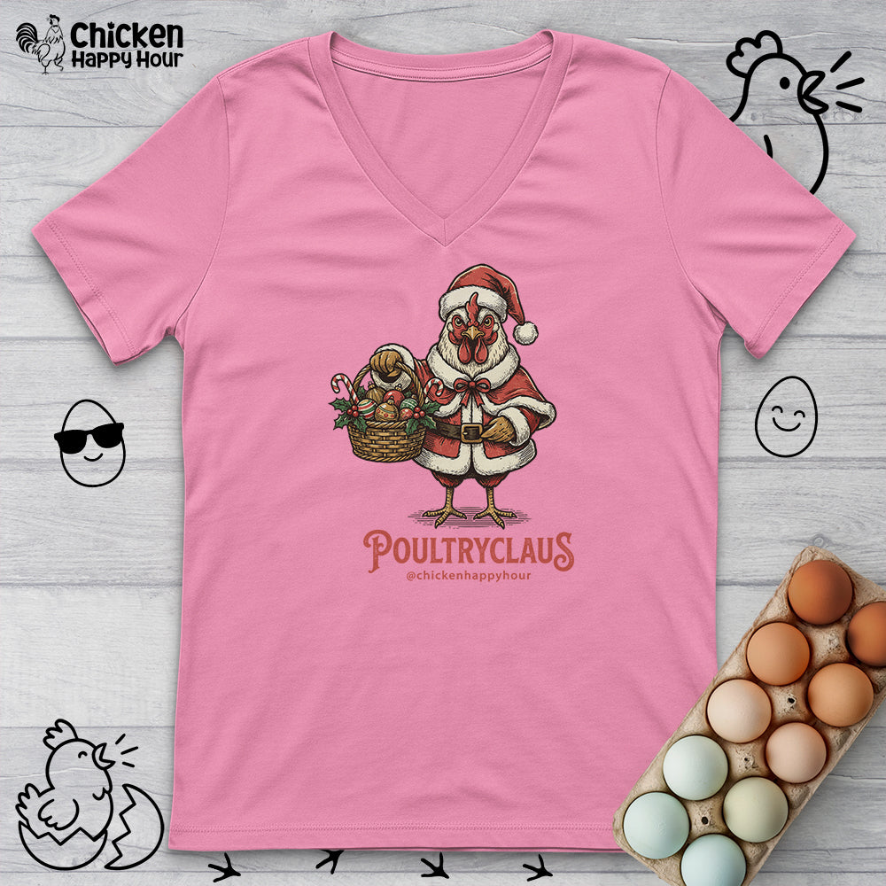 Poultryclaus V-Neck Tee