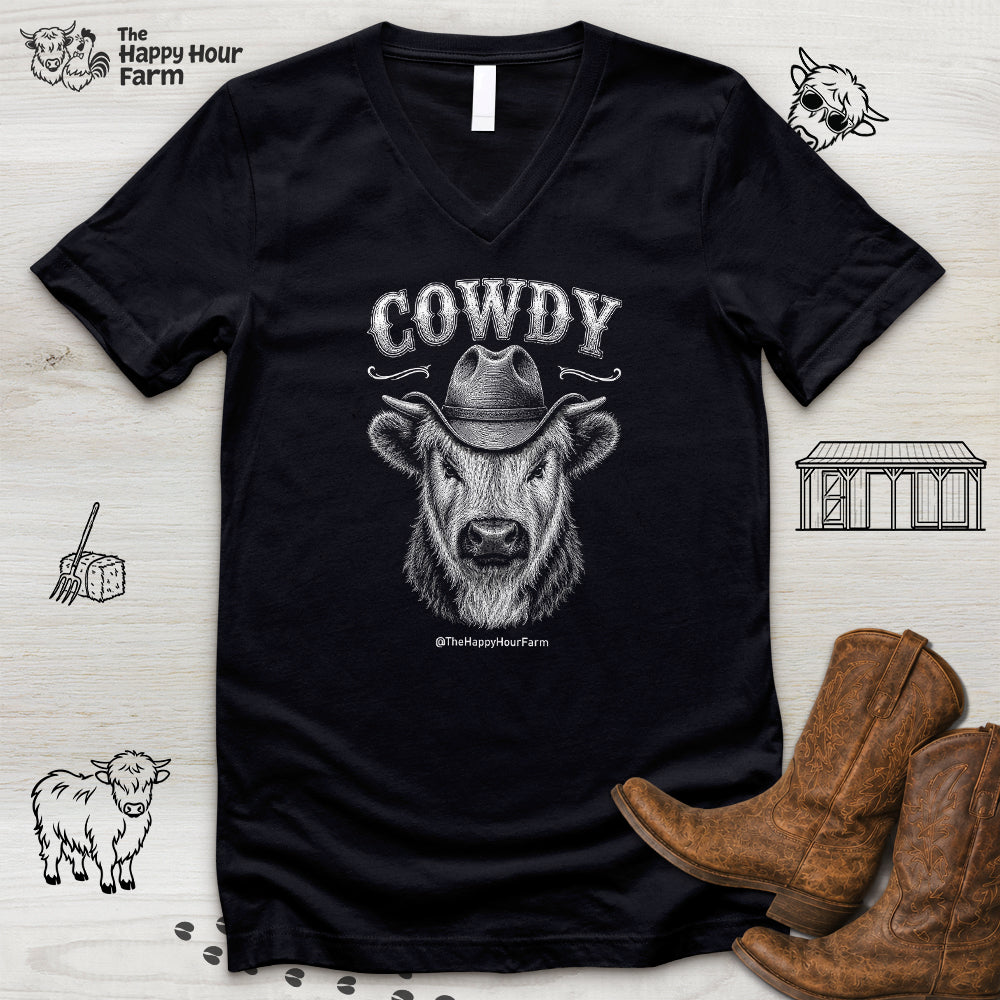 Cowdy V-Neck Tee