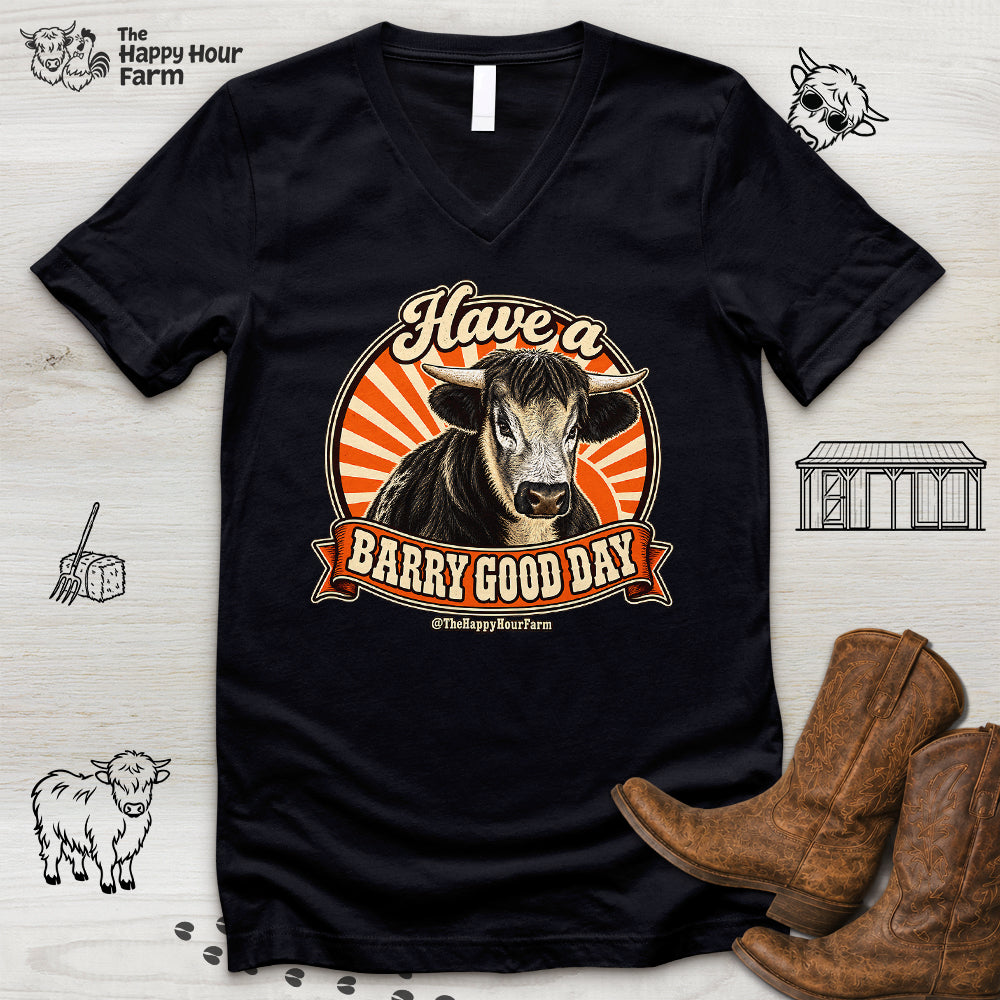Have a BARRY Good Day V-Neck Tee