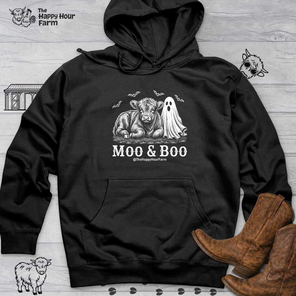 Moo & Boo Hooded Sweatshirt