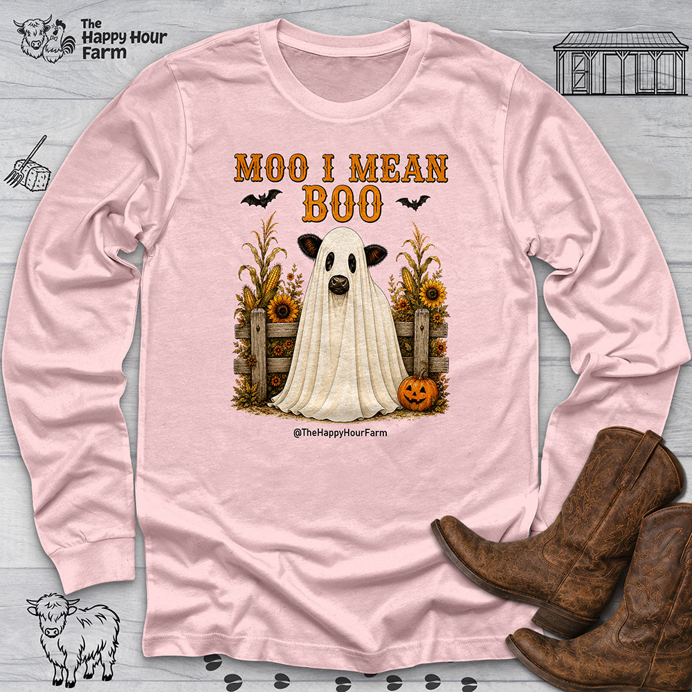 Moo I Mean Boo 2 Long Sleeve