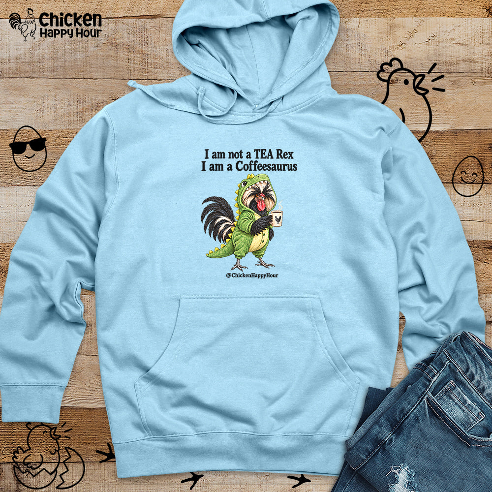 I Am a Coffeesaurus Hooded Sweatshirt