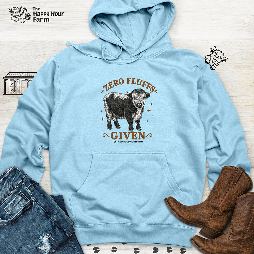 Zero Fluffs Given Hooded Sweatshirt