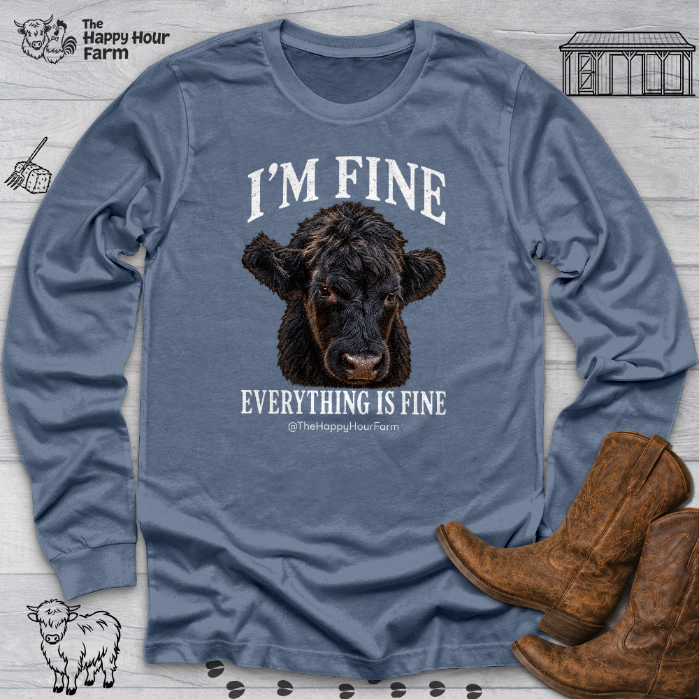 I'm Fine Everything Is Fine Long Sleeve