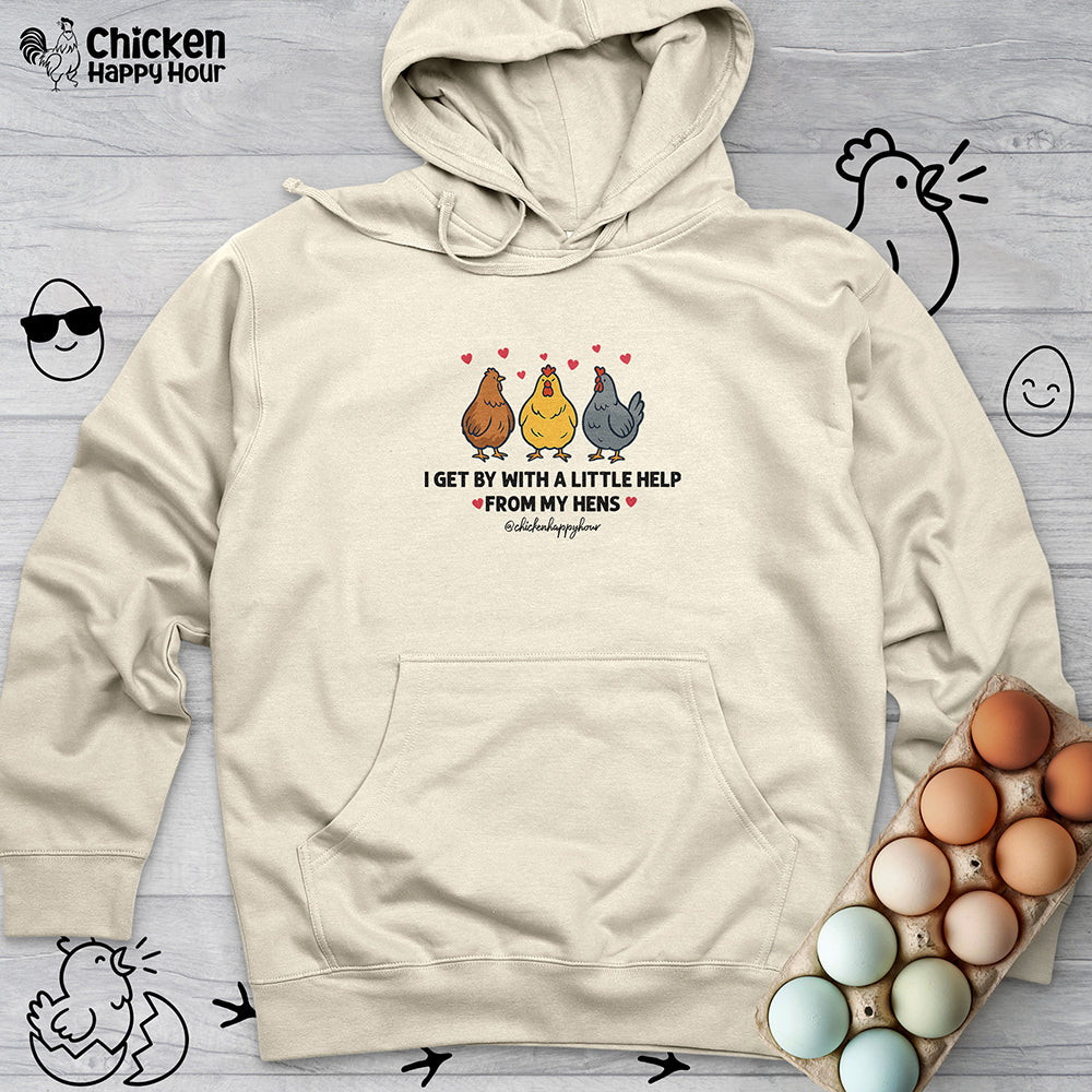 I Get by With a Little Help Hooded Sweatshirt