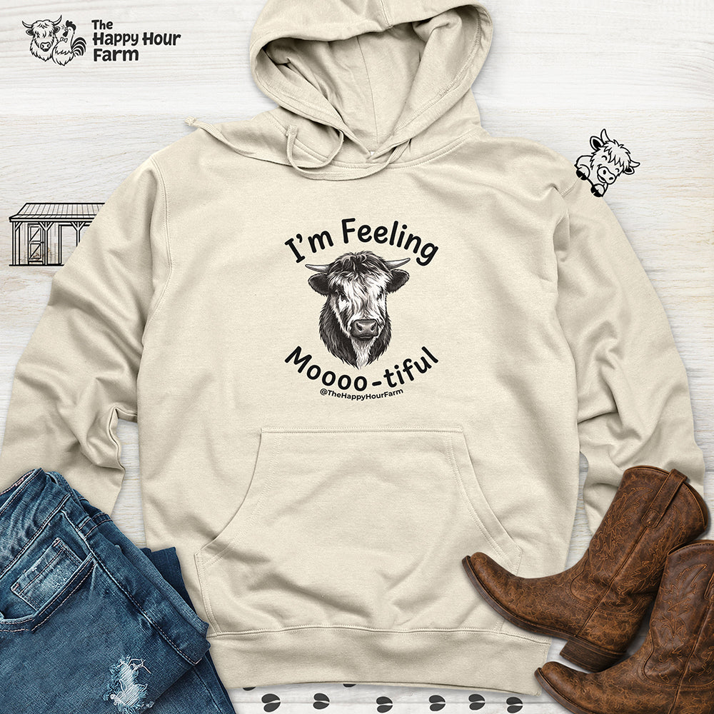 I'm Felling Moooo-tiful Hooded Sweatshirt