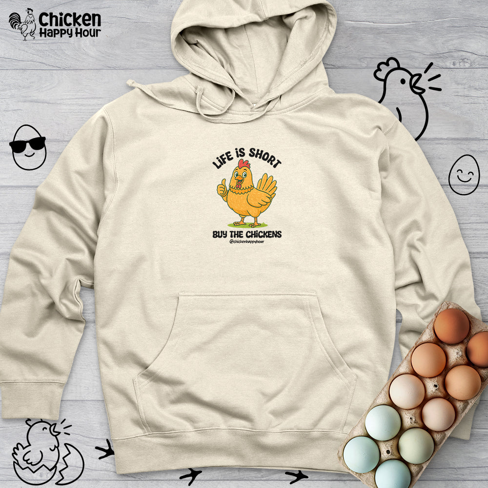 Life is Short Hooded Sweatshirt