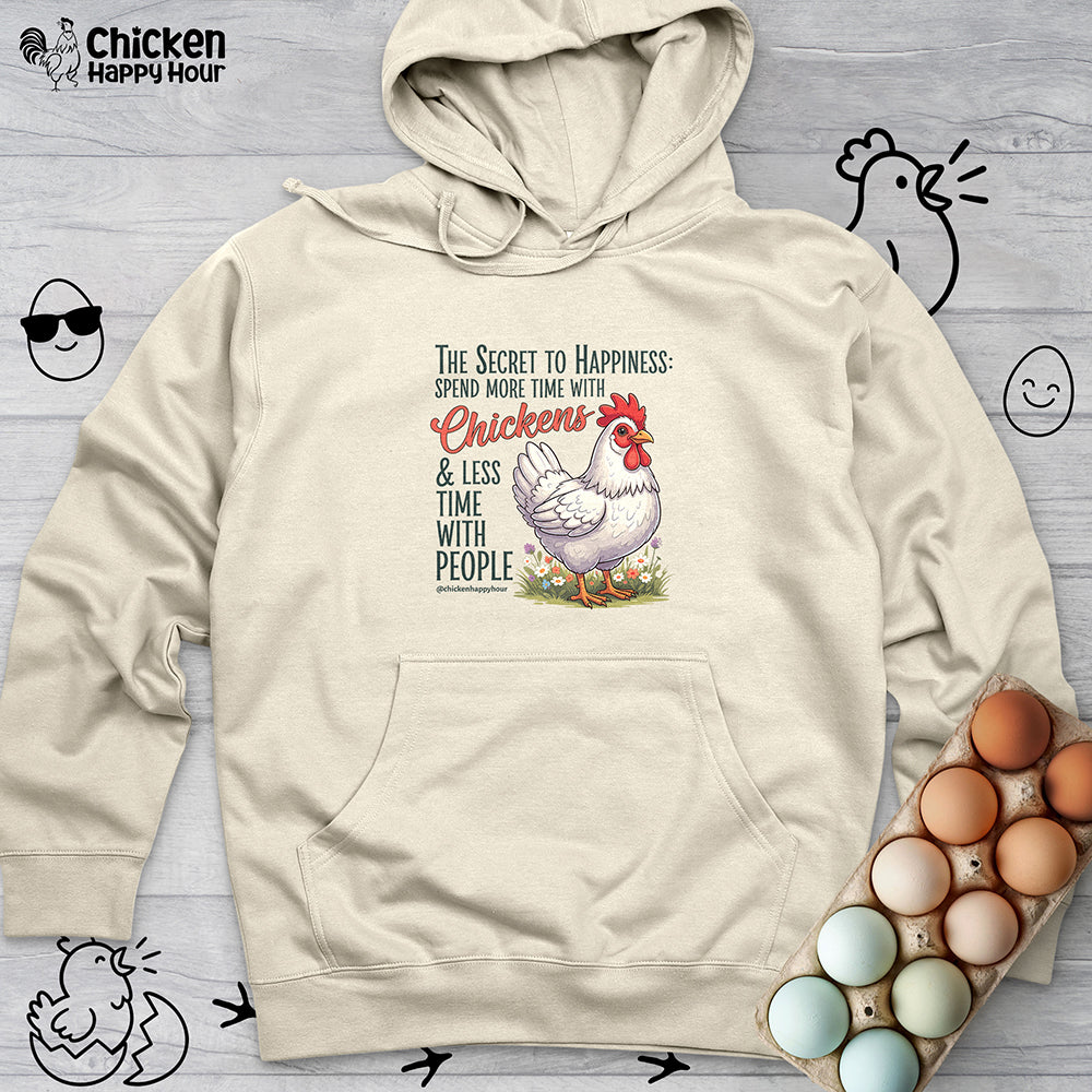 The Secret to Happiness Hooded Sweatshirt