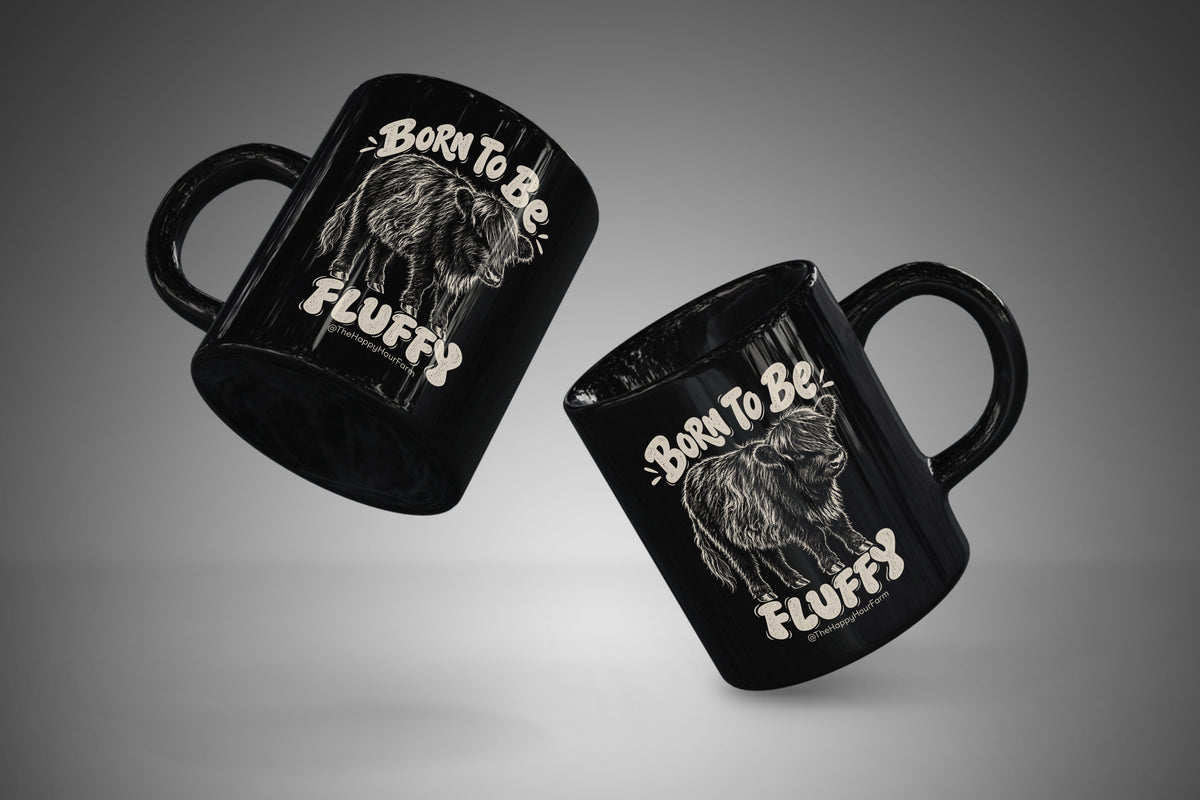 Born To Be Fluffy Coffee Mug