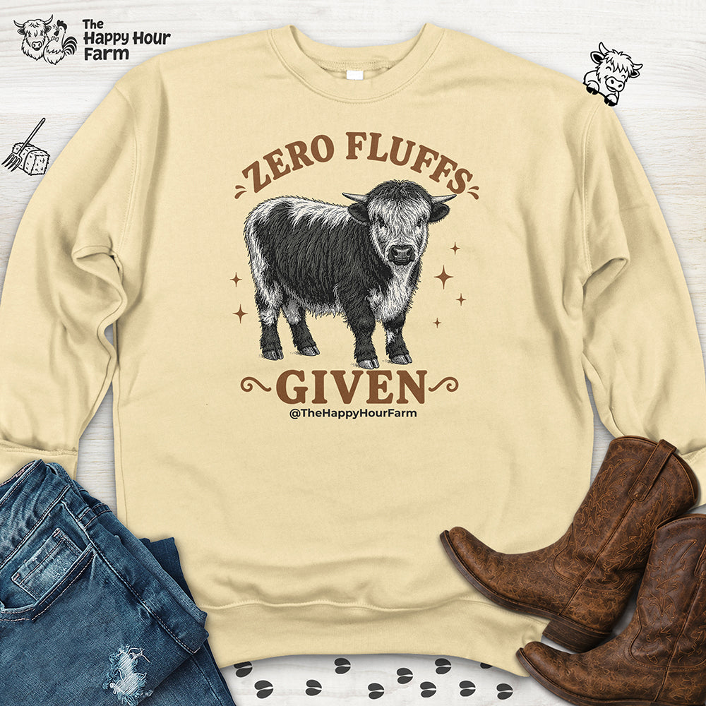 Zero Fluffs Given Sweatshirt