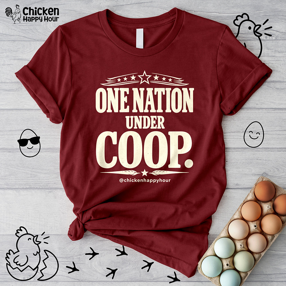 One Nation Under Coop Unisex Tee