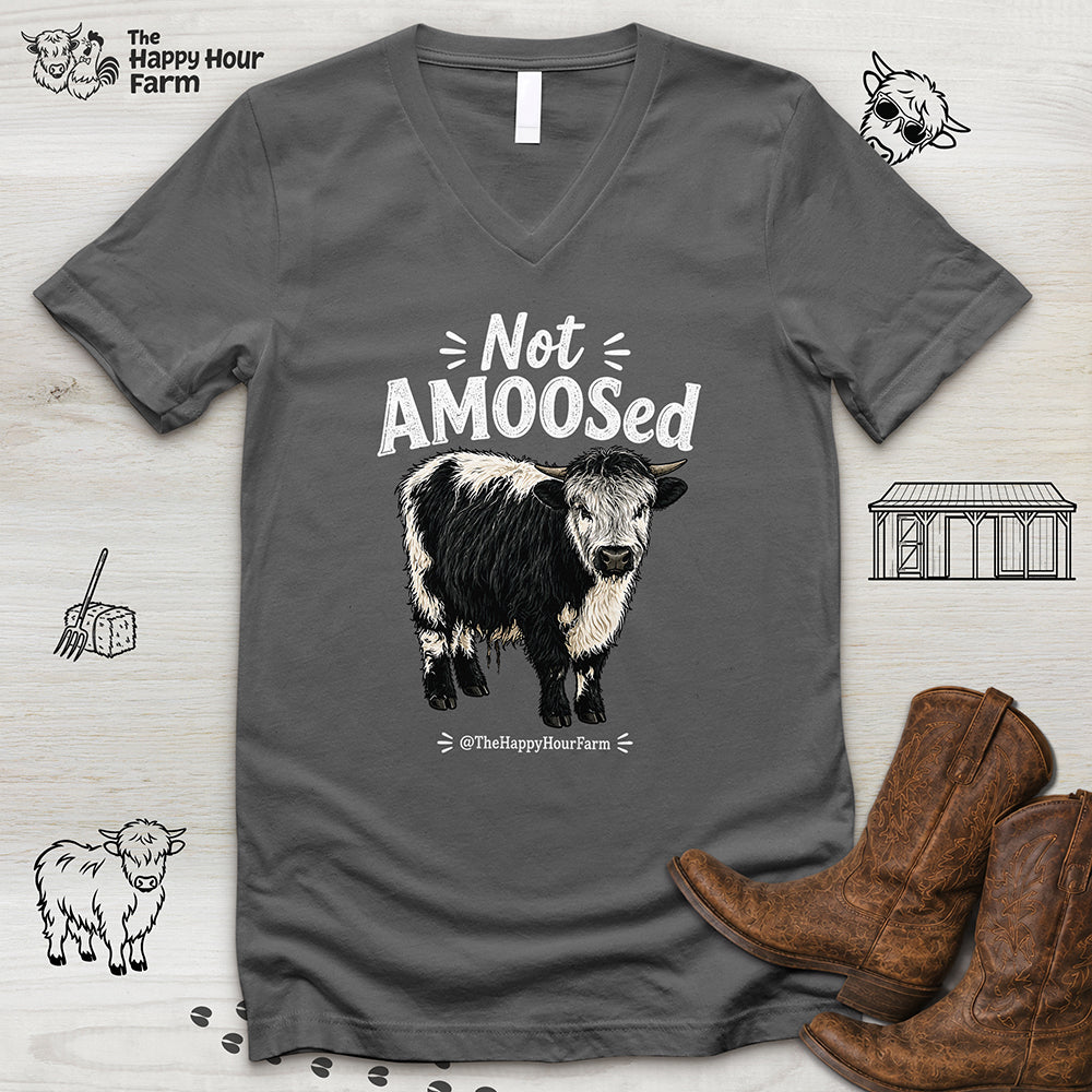 Not AMOOSed V-Neck Tee