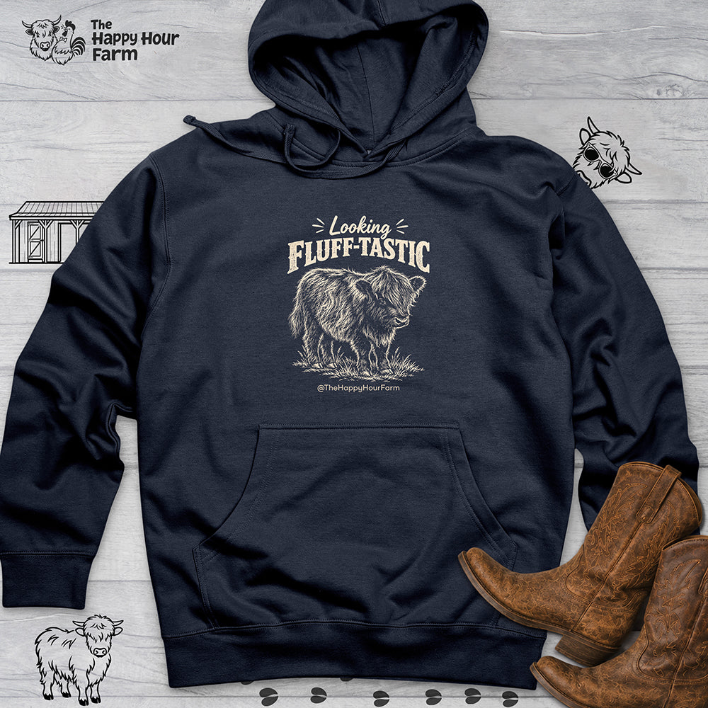 Looking FLUFF-TASTIC Hooded Sweatshirt