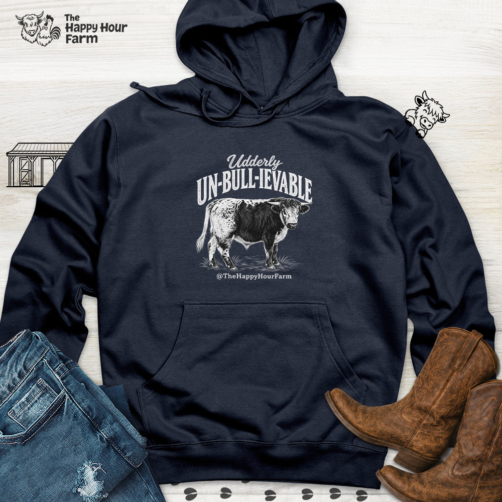 Udderly UN-BULL-IEVABLE Hooded Sweatshirt
