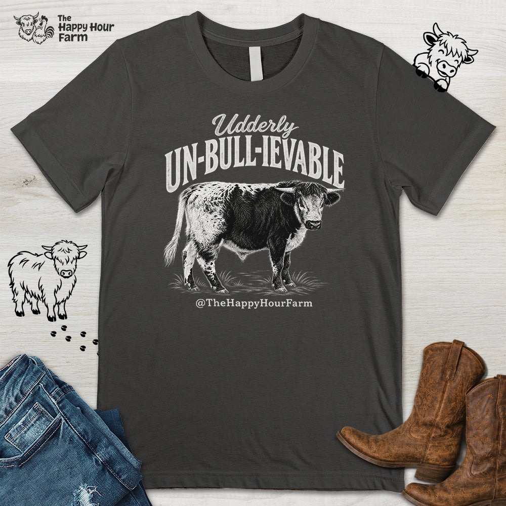 Udderly UN-BULL-IEVABLE Unisex Tee