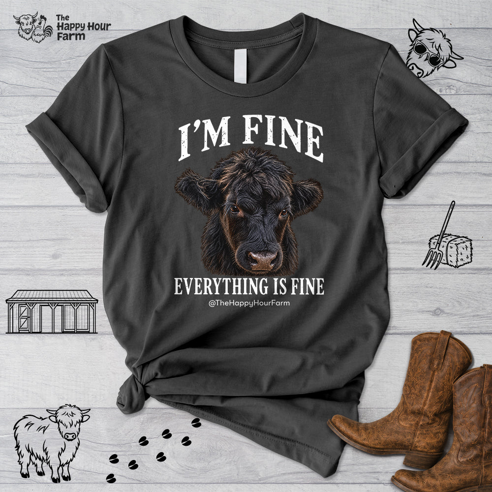 I'm Fine Everything Is Fine Unisex Tee