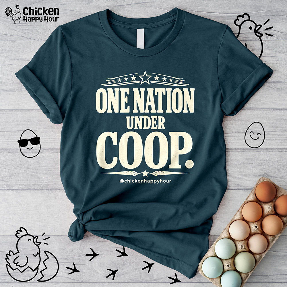 One Nation Under Coop Unisex Tee