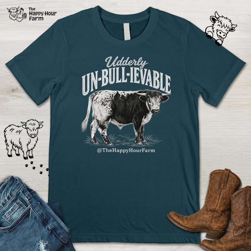Udderly UN-BULL-IEVABLE Unisex Tee