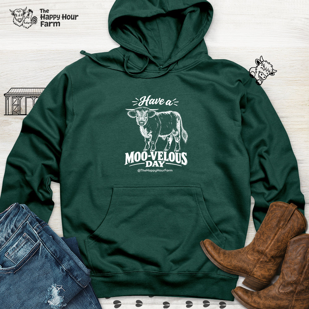 Have a MOO-VELOUS Day Hooded Sweatshirt
