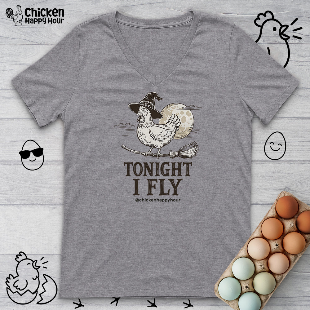 Tonight I Fly V-Neck Tee