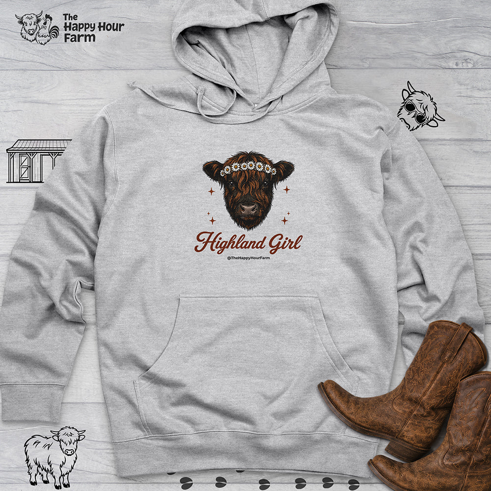 Highland Girl Hooded Sweatshirt