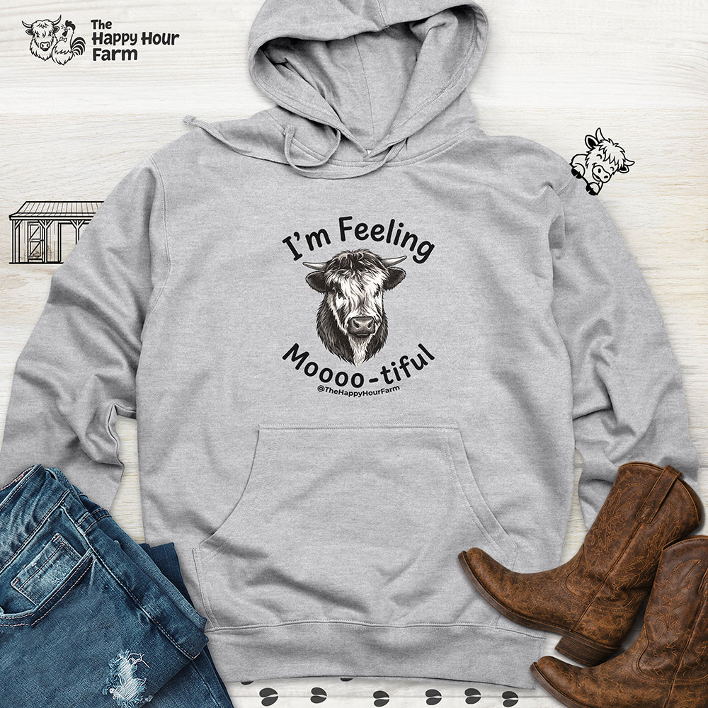 I'm Felling Moooo-tiful Hooded Sweatshirt