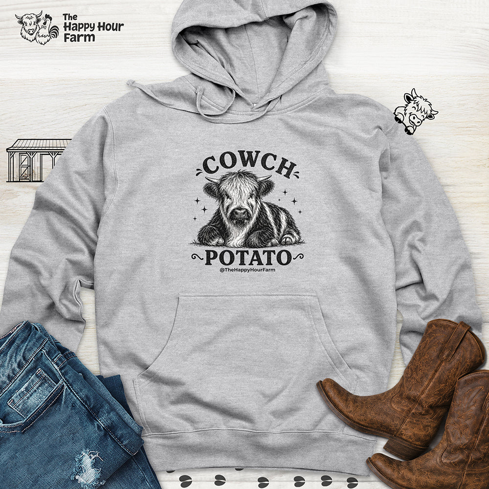 Cowch Potato Hooded Sweatshirt