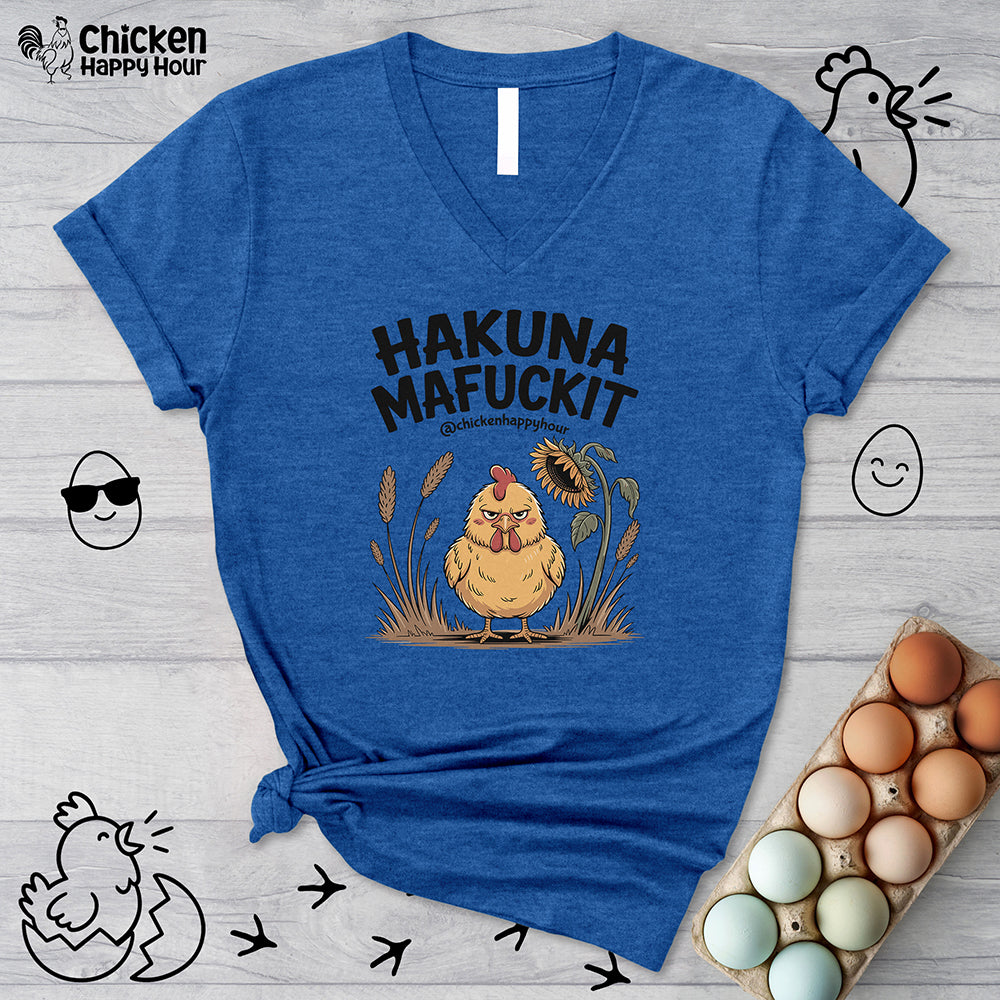 Hakuna Mafuckit V-Neck Tee