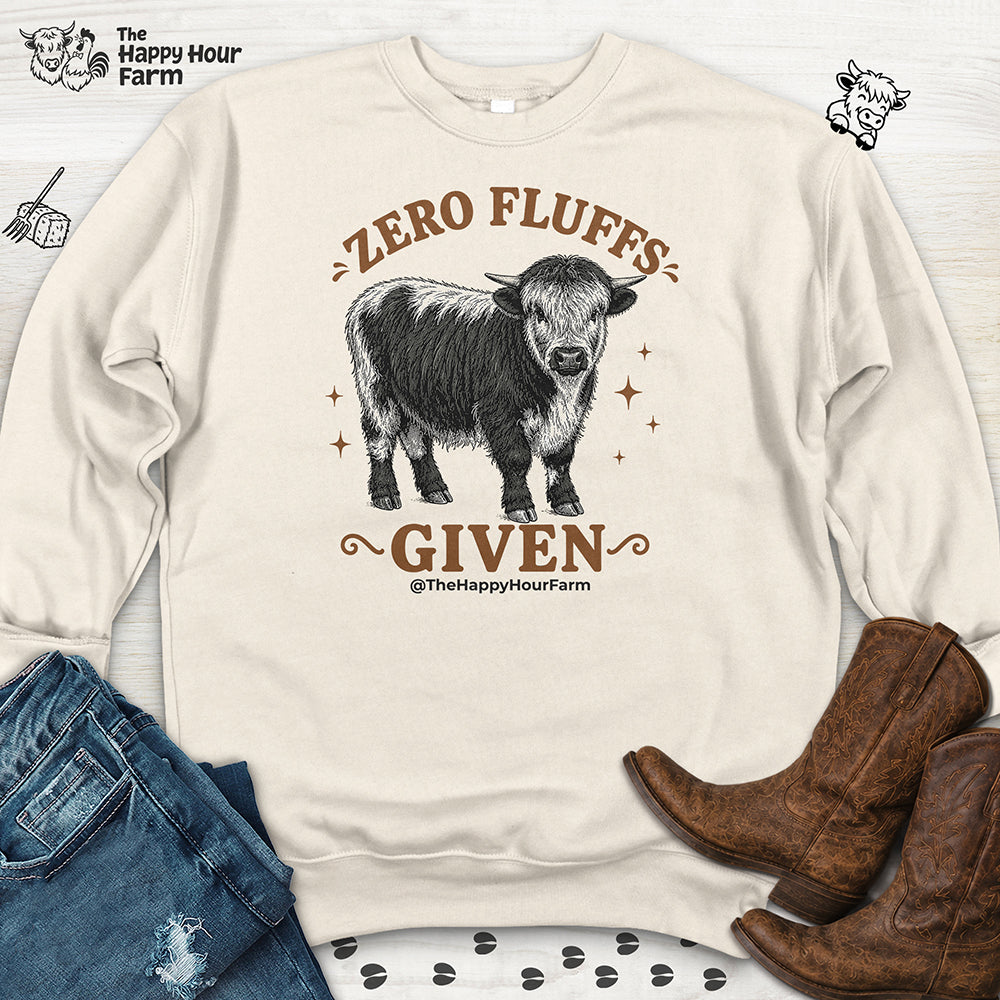 Zero Fluffs Given Sweatshirt