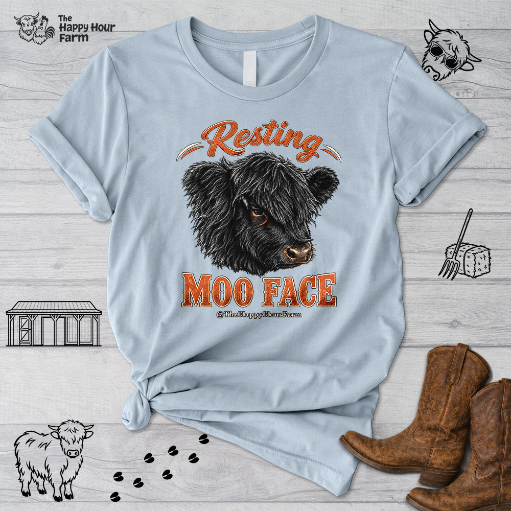 Resting MOO FACE Unisex Tee