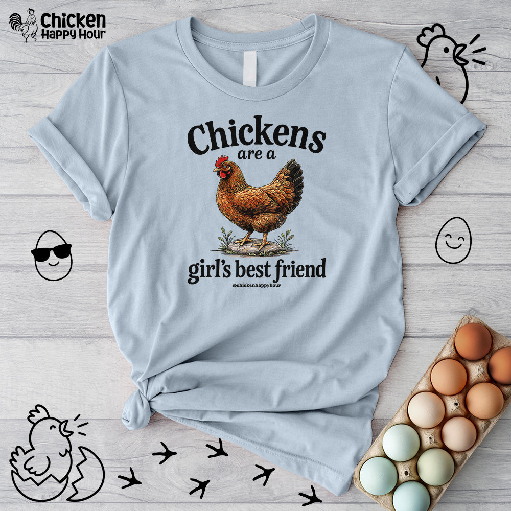 Chickens Are A Girl’s Best Friend Unisex Tee