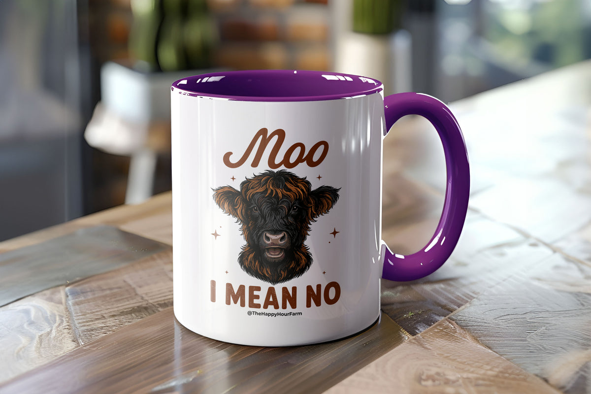 Moo I Mean No Coffee Mug