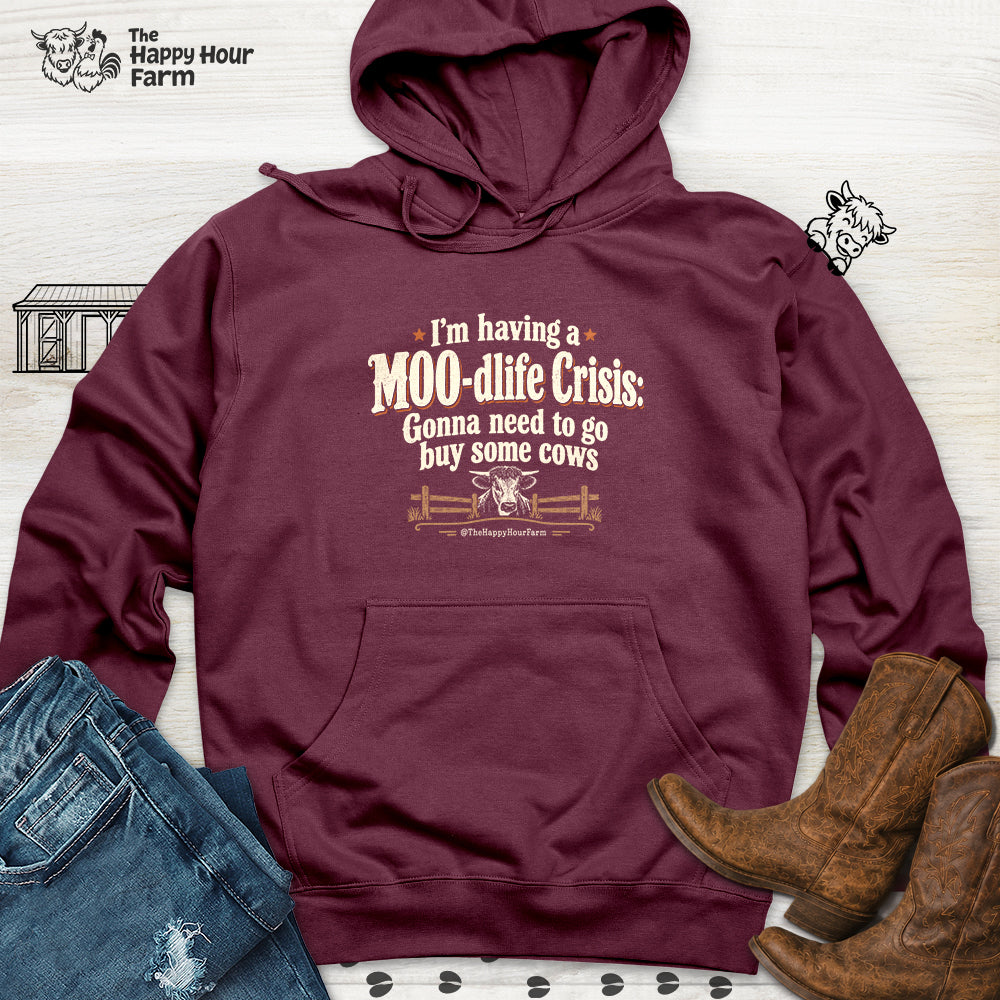 MOO-dlife Crisis Hooded Sweatshirt