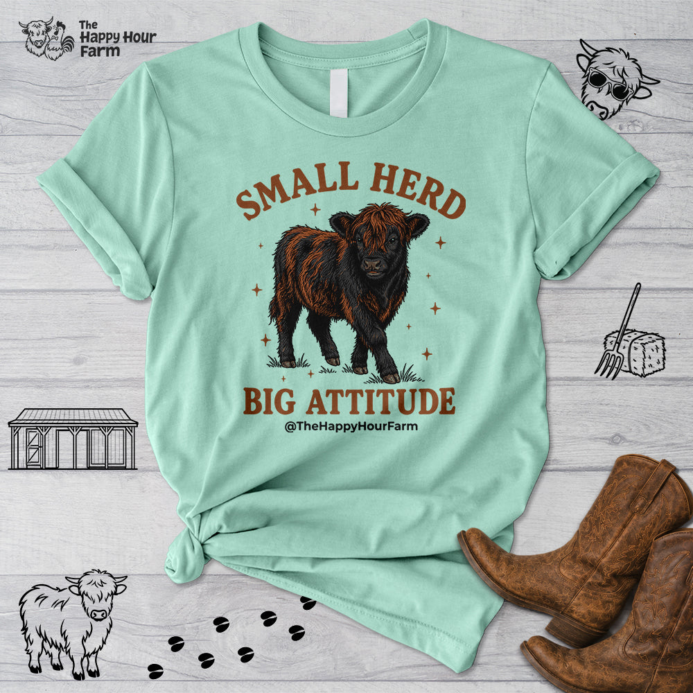 Small Herd Big Attitude Unisex Tee